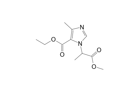 (+/-)-3-(1-Methoxycarbonylethyl)-5-methyl-3H-imidazole-4-carboxylic acid ethyl ester