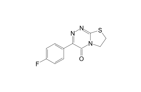 6,7-dihydro-3-(p-fluorophenyl)-4H-thiazolo[2,3-c]-as-triazin-4-one