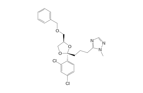 cis-[2-(2,4-DICHLOROPHENYL)-2-[3-[1-METHYL-5-(1,2,4-TRIAZOLYL)]-PROPYL]-4-(BENZOYLOXY-METHYL)]-1,3-DIOXOLANE