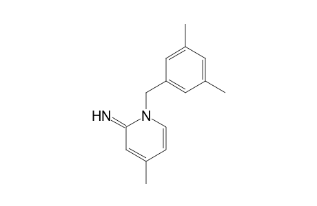 1-(3,5-Dimethylbenzyl)-2(1H)-imino-4-methylpyridine