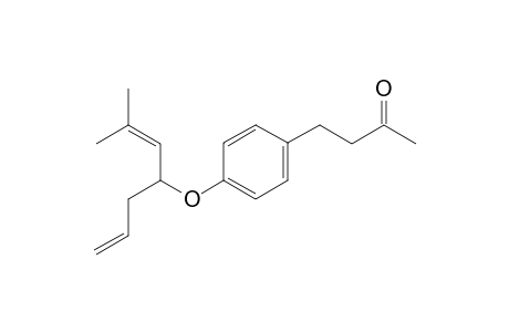 4-(4-((6-methylhepta-1,5-dien-4-yl)oxy)phenyl)butan-2-one