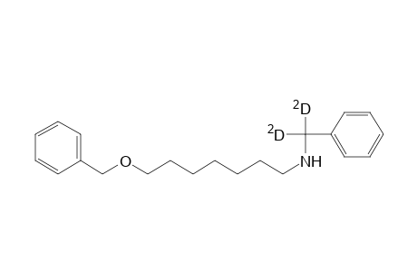 .alpha.-dideuterobenzylamino-.omega.-benzyloxyheptane