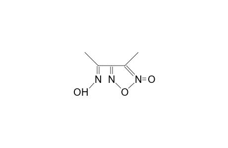 (E)-4-Acetyl-3-methyl-furoxan oxime