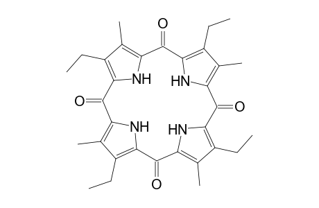 5,10,15,20(22H,24H)-Porphinetetrone, 2,7,12,17-tetraethyl-3,8,13,18-tetramethyl-