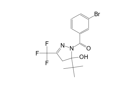 1-(3-bromobenzoyl)-5-tert-butyl-3-(trifluoromethyl)-4,5-dihydro-1H-pyrazol-5-ol