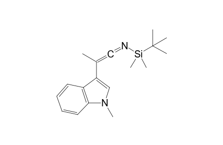 1-(1,1-dimethylethyl)-1,1-dimethyl-N-{2-(N-methyl-2-indolyl)-1-propenylidene}silanamine