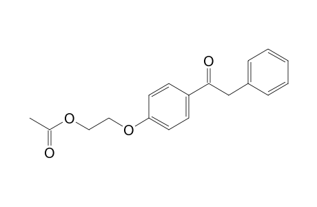 4'-(2-hydroxyethoxy)-2-phenylacetophenone, acetate