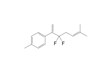 3,3-Difluoro-6-methyl-2-p-tolylhepta-1,5-diene