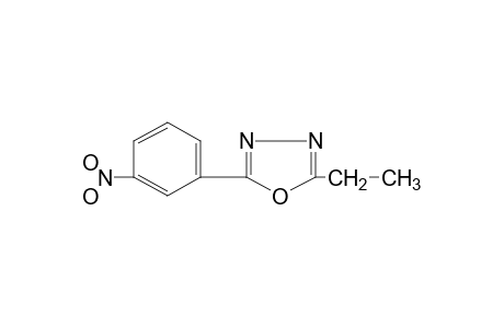 2-ethyl-5-(m-nitrophenyl)-1,3,4-oxadiazole