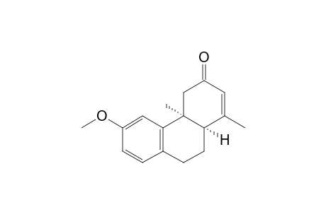 12-Methoxy-19-nor-5.beta.-podocarpa-3,8,11,13-tetraen-2-one