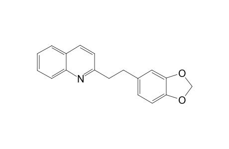 2-(3',4'-METHYLENEDIOXYPHENYLETHYL)-QUINOLINE