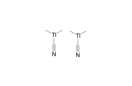 Dimethylthallium cyanide dimer