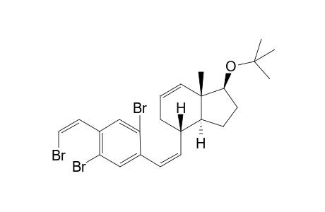 (-)-(1S,3aS,4S,7aS)-1-tert-Butoxy-4-{(Z)-2-[2,5]-dibromo-4-((Z)-2-bromovinyl)phenyl]vinyl}-7a-methyl-2,3,3a,4,7,7a-hexahydro-1H-indene