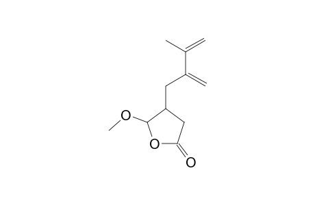 2(3H)-Furanone, 4,5-dihydro-5-methoxy-4-(2-methyl-3-methylene-1-buten-4-yl)-