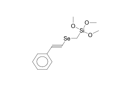 PHENYLETHYNYL(TRIMETHOXYSILYLMETHYL)SELENIDE