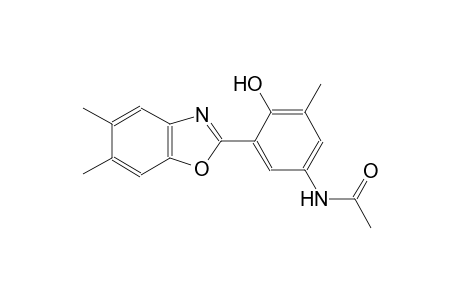 acetamide, N-[3-(5,6-dimethyl-2-benzoxazolyl)-4-hydroxy-5-methylphenyl]-