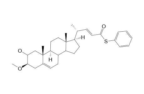 S-Phenyl(3.beta.,20S,22E)-20-hydroxy-3-methoxychola-5,22-diene-24-thioate