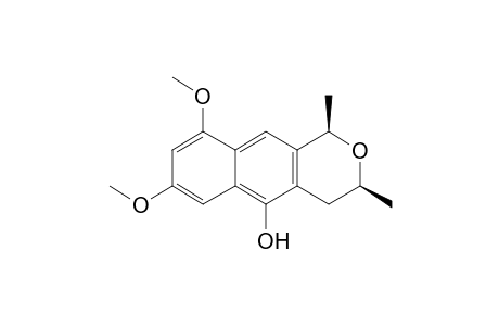 (cis)-7,9-Dimethoxy-1,3-dimethyl-1H-benzo[g]isochroman-5-ol