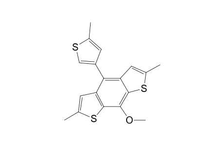 8-methoxy-2,6-dimethyl-4-(5-methyl-3-thienyl)thieno[3,2-f]benzothiophene