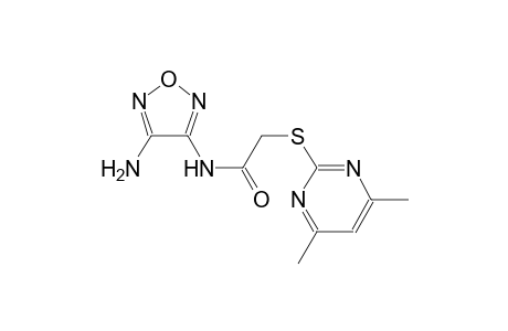 acetamide, N-(4-amino-1,2,5-oxadiazol-3-yl)-2-[(4,6-dimethyl-2-pyrimidinyl)thio]-