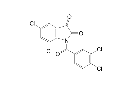 5,7-Dichloro-N-[3,4-dichlorobenzoyl]isatin