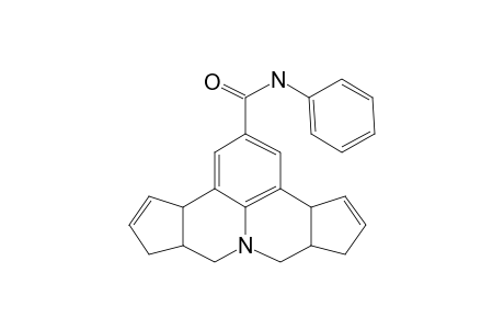 Benzo[i,j]dicyclopentano[b,g]quinolizine-2-carboxamide, 3b,6,6a,7,9,9a,10,12a-octahydro-N-phenyl-