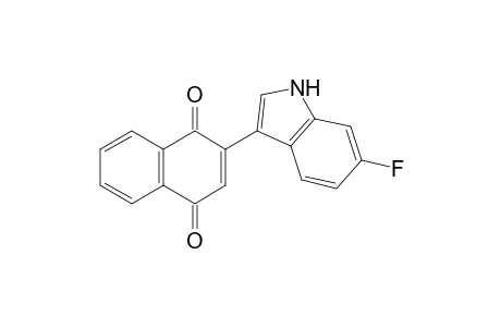 2-(6-FLUORO-3-INDOLYL)-1,4-NAPHTHOQUINONE