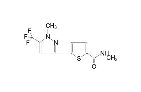 N-methyl-5-[1-methyl-5-(trifluoromethyl)pyrazol-3-yl]-2-thiophenecarboxamide