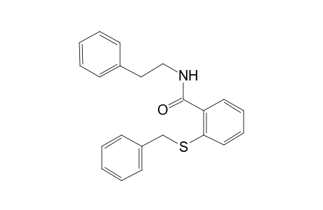 2-(benzylsulfanyl)-N-(2-phenylethyl)benzamide