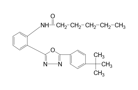 2'-[5-(p-tert-butylphenyl)-1,3,4-oxadiazol-2-yl]hexananilide