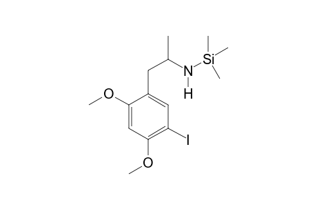 2,4-Dimethoxy-5-iodoamphetamine TMS