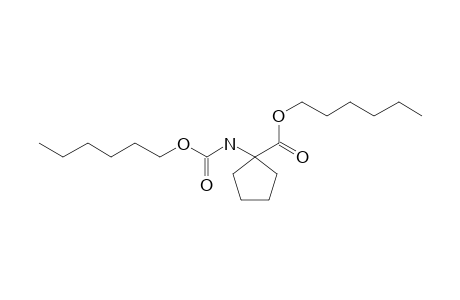 1-Aminocyclopentanecarboxylic acid, N-hexyloxycarbonyl-, hexyl ester