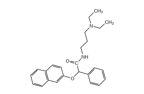 N-[3-(diethylamino)propyl]-2-[(2-naphthyl)oxy]-2-phenylacetamide