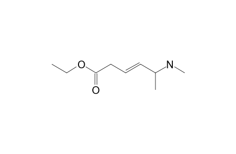 ETHYL-5-(N-METHYLAMINO)-HEX-3-ENOATE;MAJOR