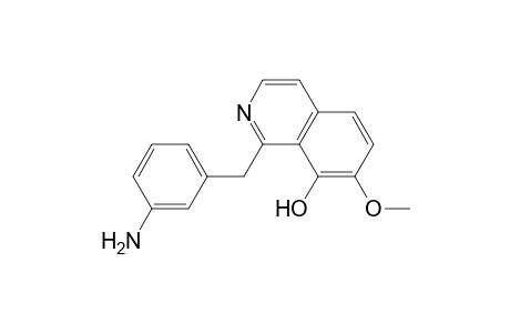 8-Isoquinolinol, 1-[(3-aminophenyl)methyl]-7-methoxy-