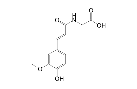 (2E)-[3-(4-HYDROXY-3-METHOXYPHENYL)-ACRYLOYLAMINO]-ACETIC-ACID