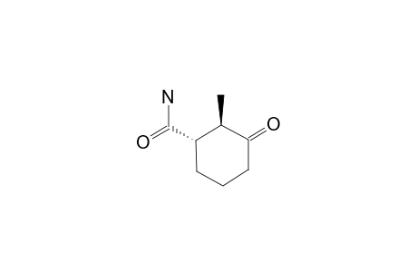 (1S,2R)-2-methyl-3-oxidanylidene-cyclohexane-1-carboxamide