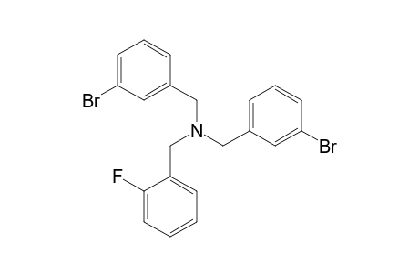 2-Fluorobenzylamine N,N-bis(3-bromobenzyl)
