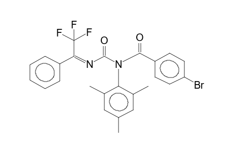 N-(ALPHA-TRIFLUOROMETHYLBENZYLIDENE)-N'-(4-BROMOBENZOYL)-N'-(2,4,6-TRIMETHYLPHENYL)UREA