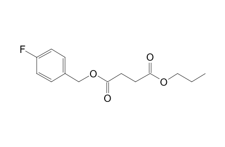 Succinic acid, 4-fluorobenzyl propyl ester