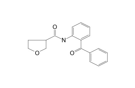 3-Furancarboxamide, N-(2'-benzoylphenyl)-tetrahydro-