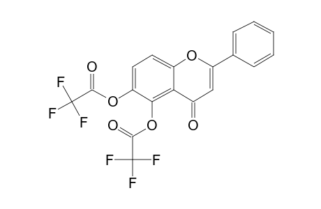 5,6-bis(Trifluoroacetyl)oxyflavone