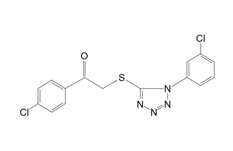 4'-chloro-2-{[1-(m-chlorophenyl)-1H-tetrazol-5-yl]thio}acetophenone
