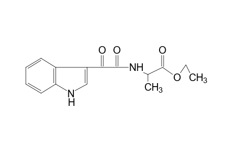 N-[(indol-3-yl)glyoxyloyl]alanine, ethyl ester