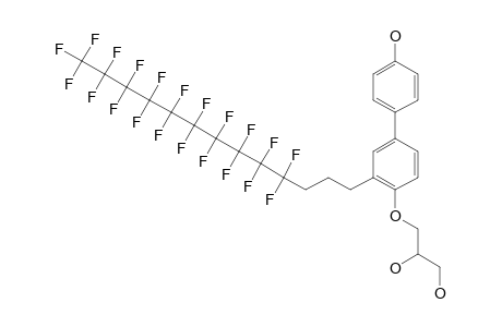 3-[4'-HYDROXY-3-(1H,1H,2H,2H,3H,3H-PERFUOROTRIDECYL)-BIPHENYL-4-YLOXY]-PROPANE-1,2-DIOL