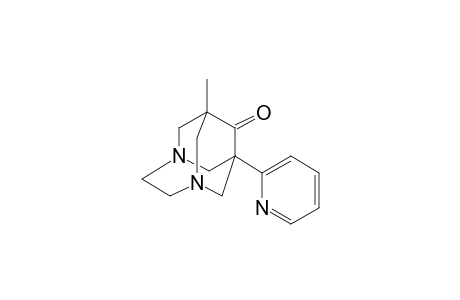 1-Methyl-8-(2-pyridyl)-3,6-diazahomoadamantan-9-one