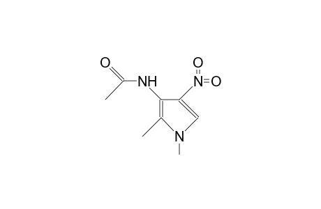 3-ACETYLAMINO-1,2-DIMETHYL-4-NITROPYRROL