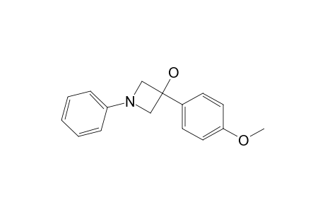 3-(4-Methoxyphenyl)-1-phenylazetidin-3-ol