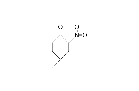CYCLOHEXANONE, 4-METHYL-2-NITRO-