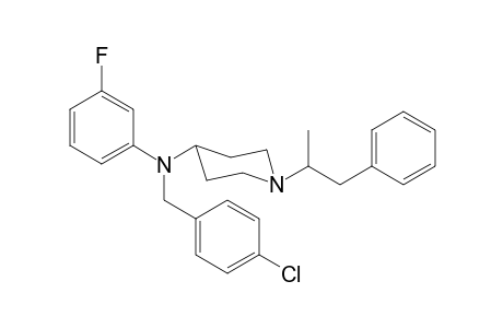 N-4-Chlorobenzyl-N-3-fluorophenyl-1-(1-phenylpropan-2-yl)piperidin-4-amine